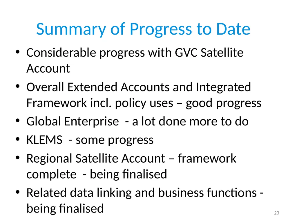 Handbook on Accounting for Global Value Chains - - slide 23 of 25
