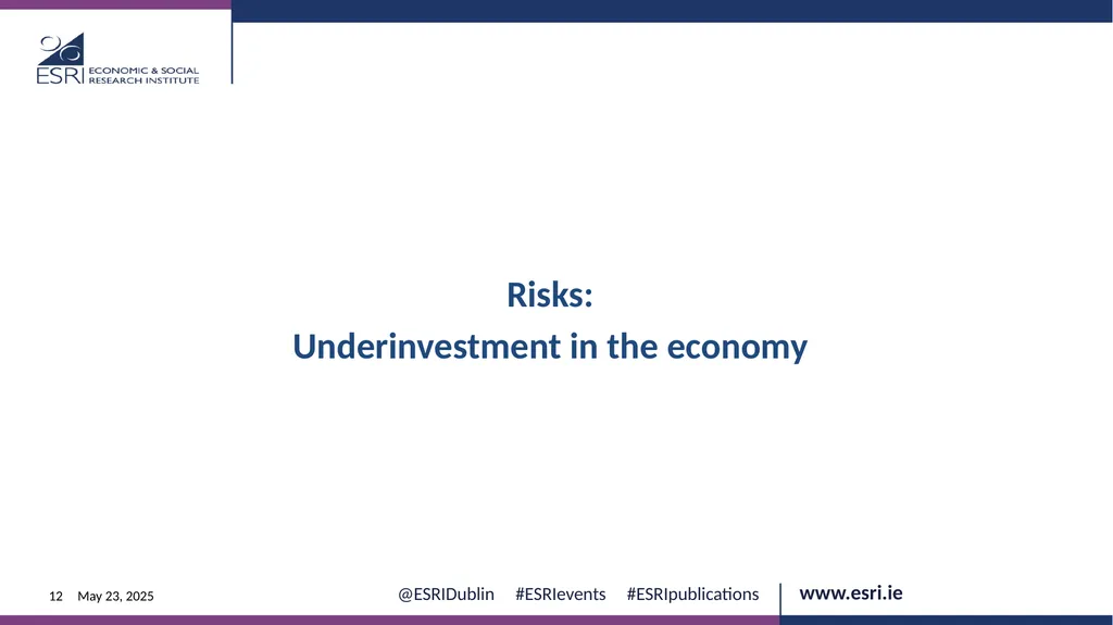 Macroeconomic context for Budget 2025 EVENT ESRI - slide 12 of 23