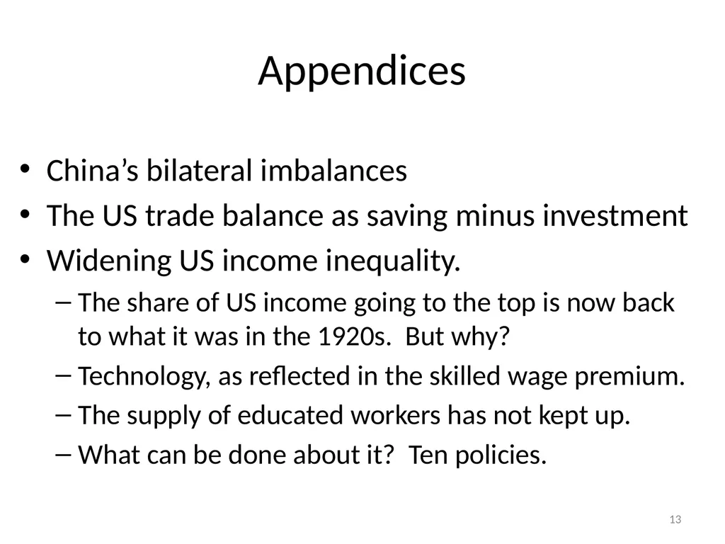 “Five Trade Fallacies” Jeffrey Frankel Harpel - slide 13 of 20