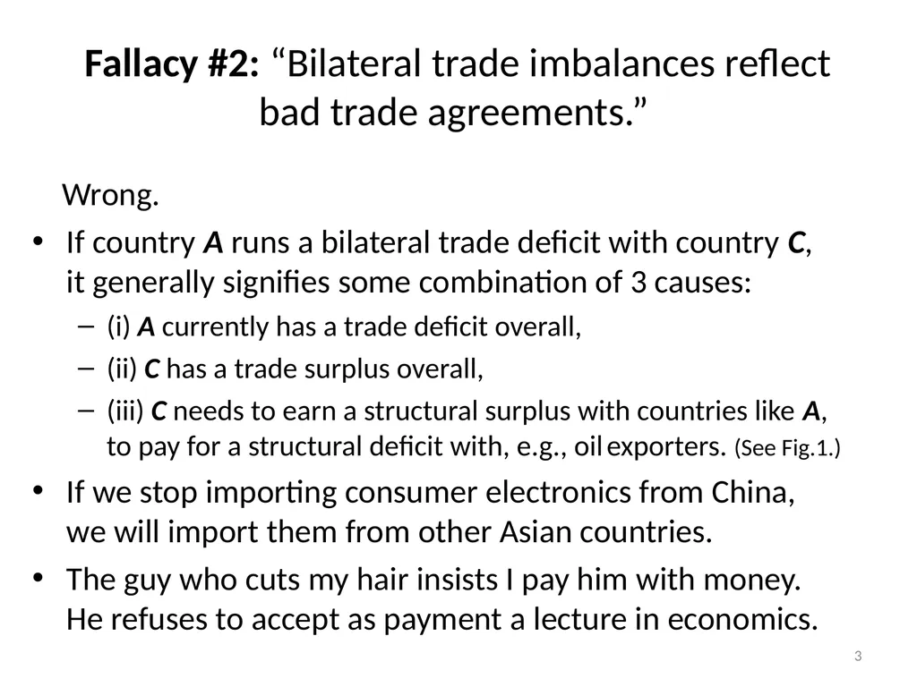 “Five Trade Fallacies” Jeffrey Frankel Harpel - slide 3 of 20
