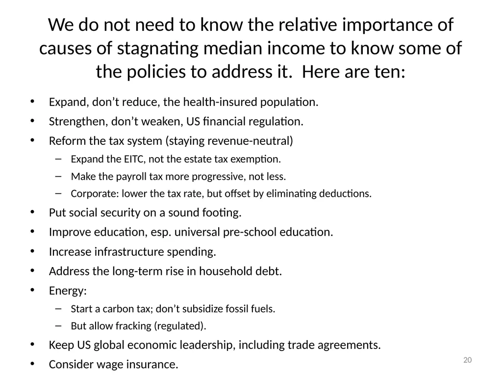 “Five Trade Fallacies” Jeffrey Frankel Harpel - slide 20 of 20