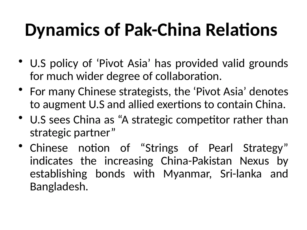 Politics of Economic Corridor: Prospects of - slide 8 of 19