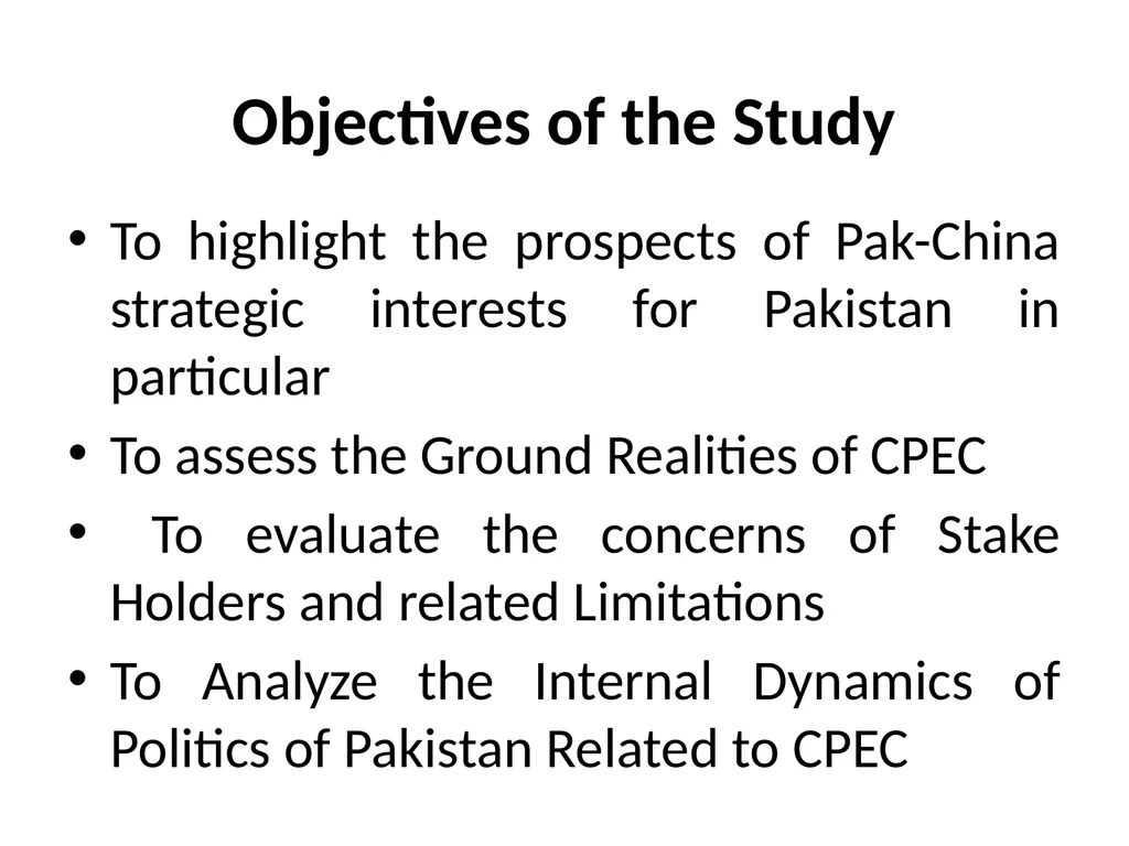 Politics of Economic Corridor: Prospects of - slide 4 of 19