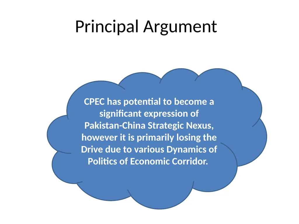 Politics of Economic Corridor: Prospects of - slide 3 of 19