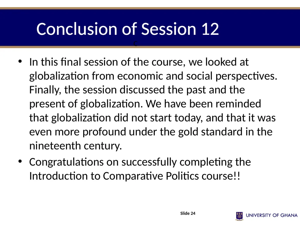 POLI 214 Introduction to Comparative Politics - slide 24 of 25