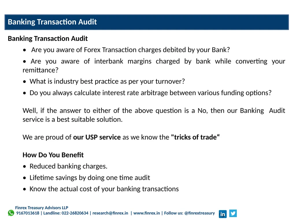 Finrex Treasury Advisors LLP Corporate - slide 12 of 27