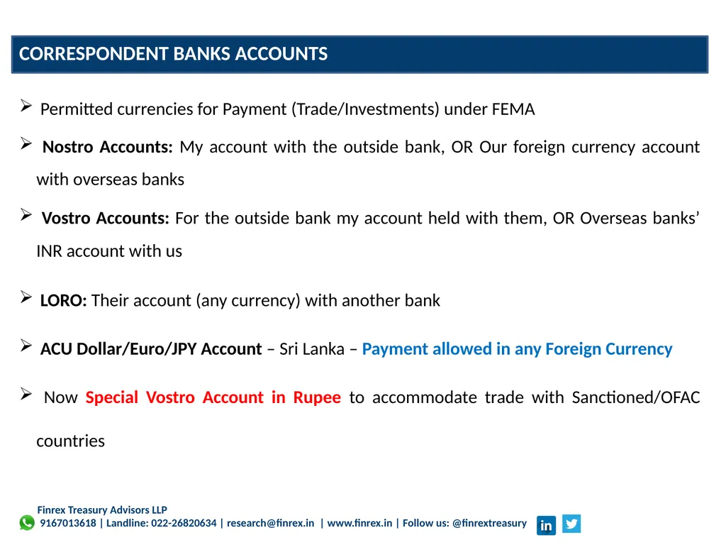 Finrex Treasury Advisors LLP Corporate - slide 14 of 27