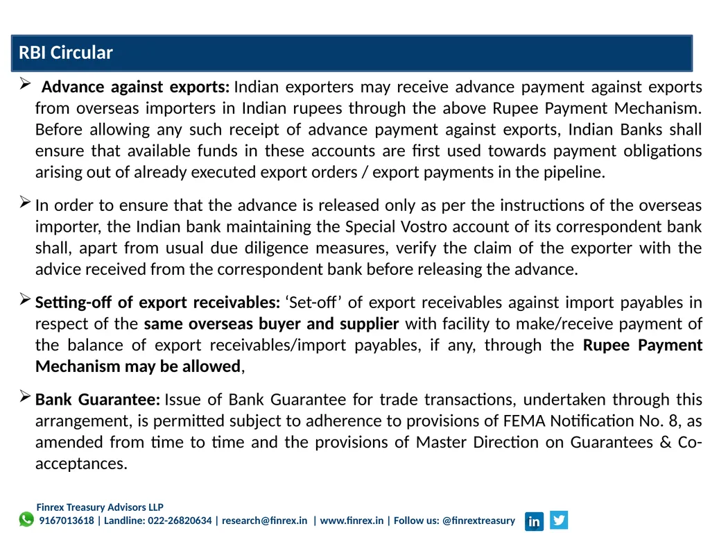 Finrex Treasury Advisors LLP Corporate - slide 20 of 27