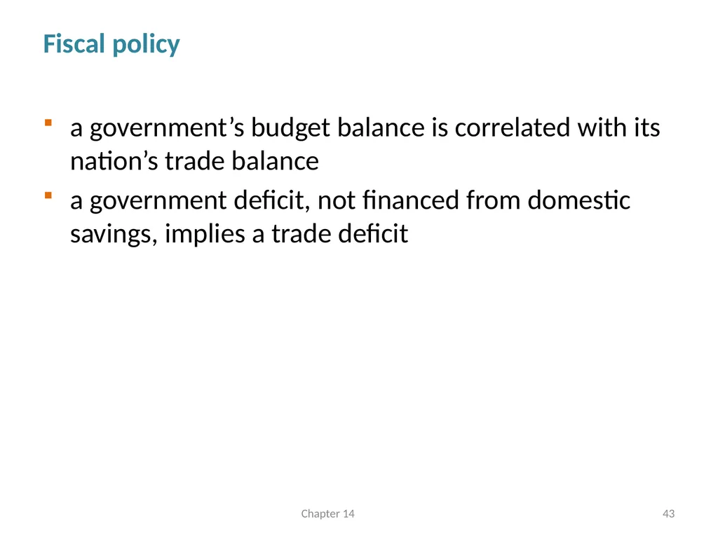 International Linkages and Economic Policy Chapter - slide 43 of 58