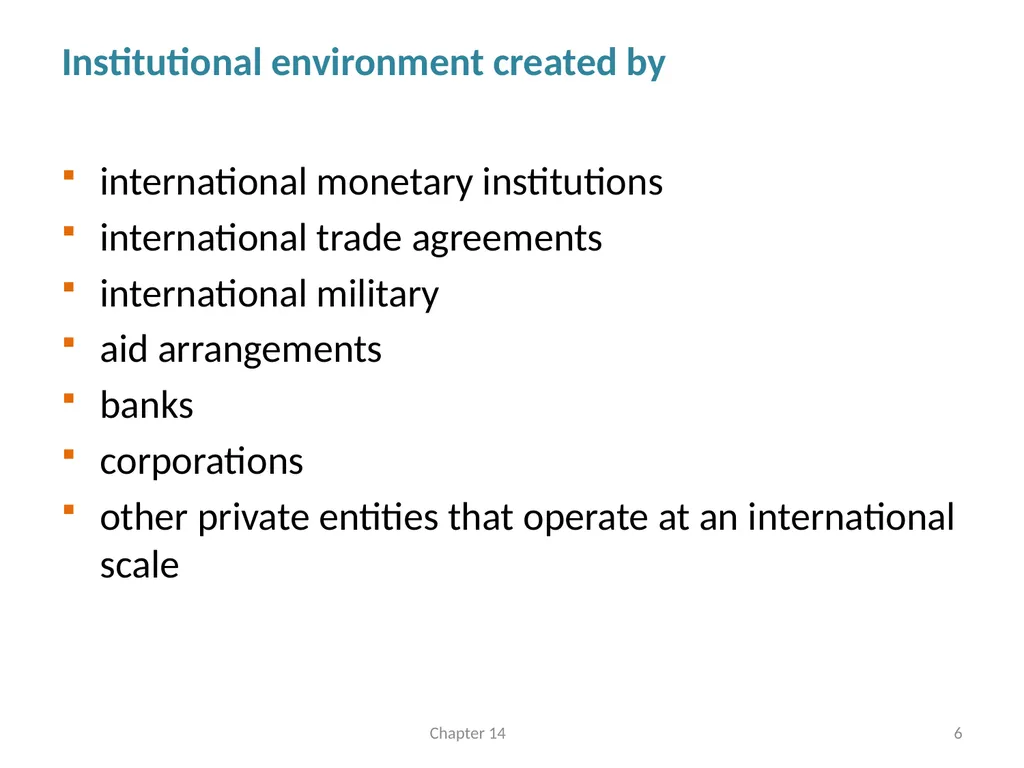 International Linkages and Economic Policy Chapter - slide 6 of 58