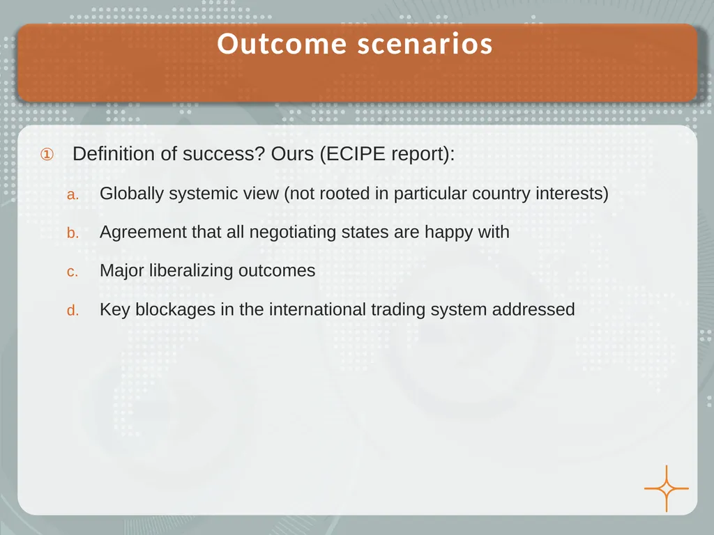 Mega-regional Trade Agreements and Outsiders, - slide 13 of 21