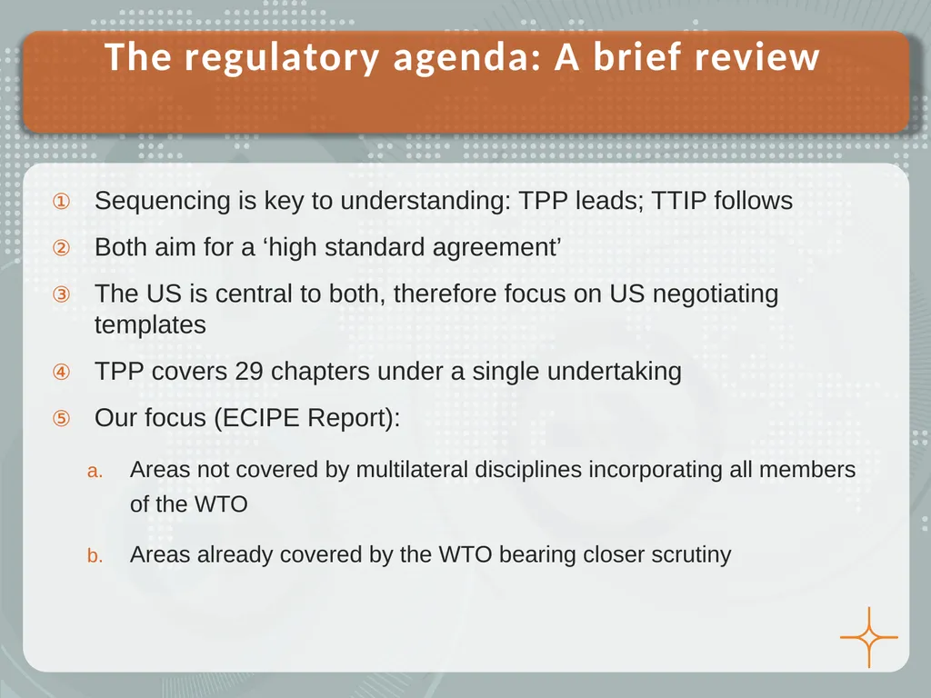 Mega-regional Trade Agreements and Outsiders, - slide 9 of 21