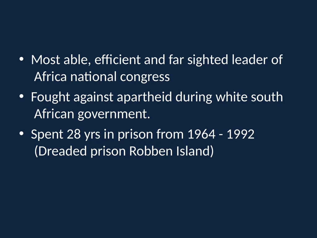 Constitutional Design Nelson Mandela & South - slide 3 of 31