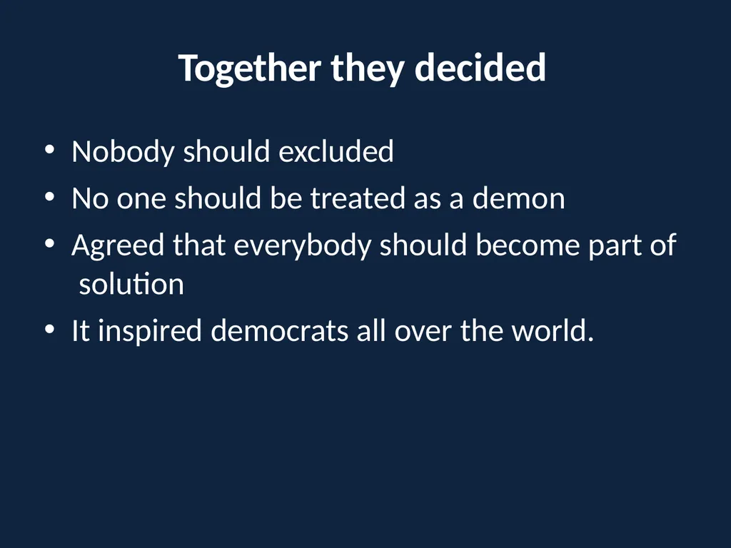 Constitutional Design Nelson Mandela & South - slide 13 of 31