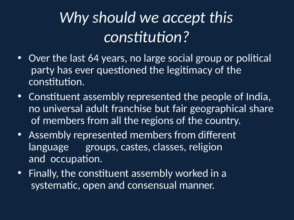 Constitutional Design Nelson Mandela & South - slide 25 of 31
