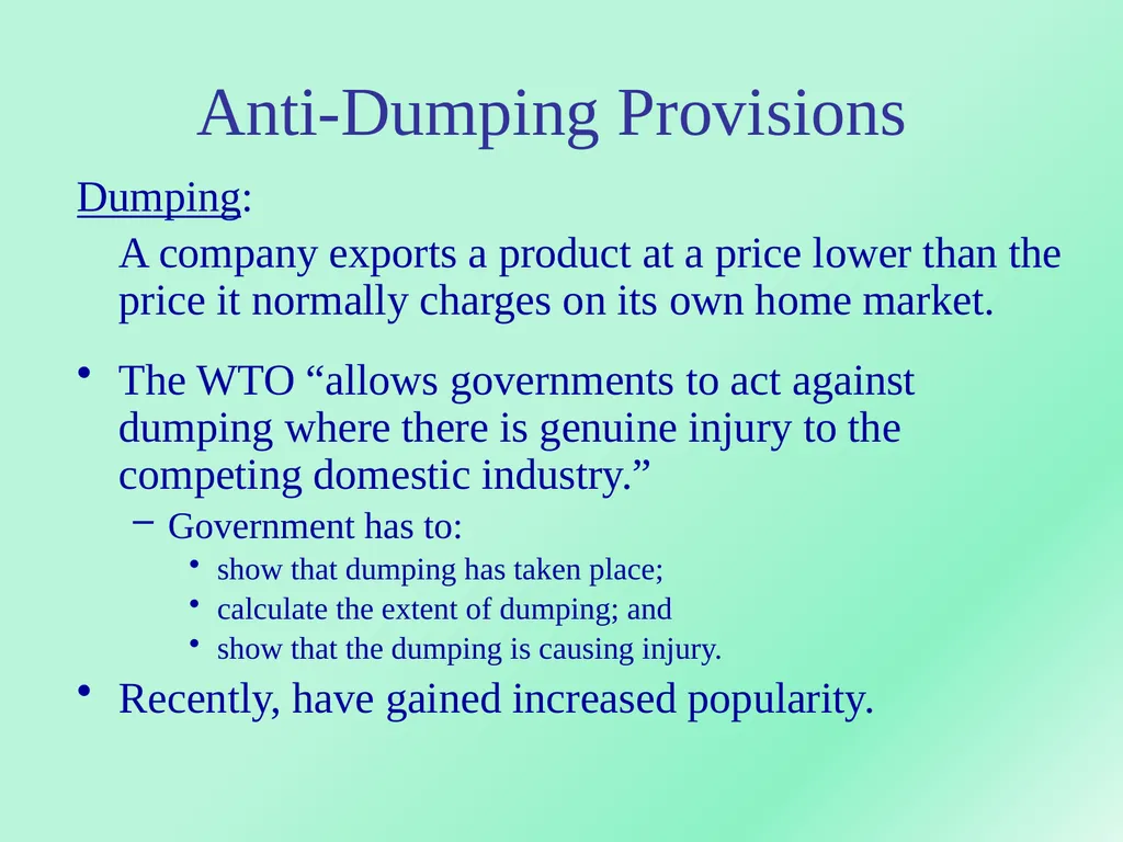 WORLD TRADE ORGANIZATION Dr.A.ANTONYRAJ Assistant - slide 34 of 51
