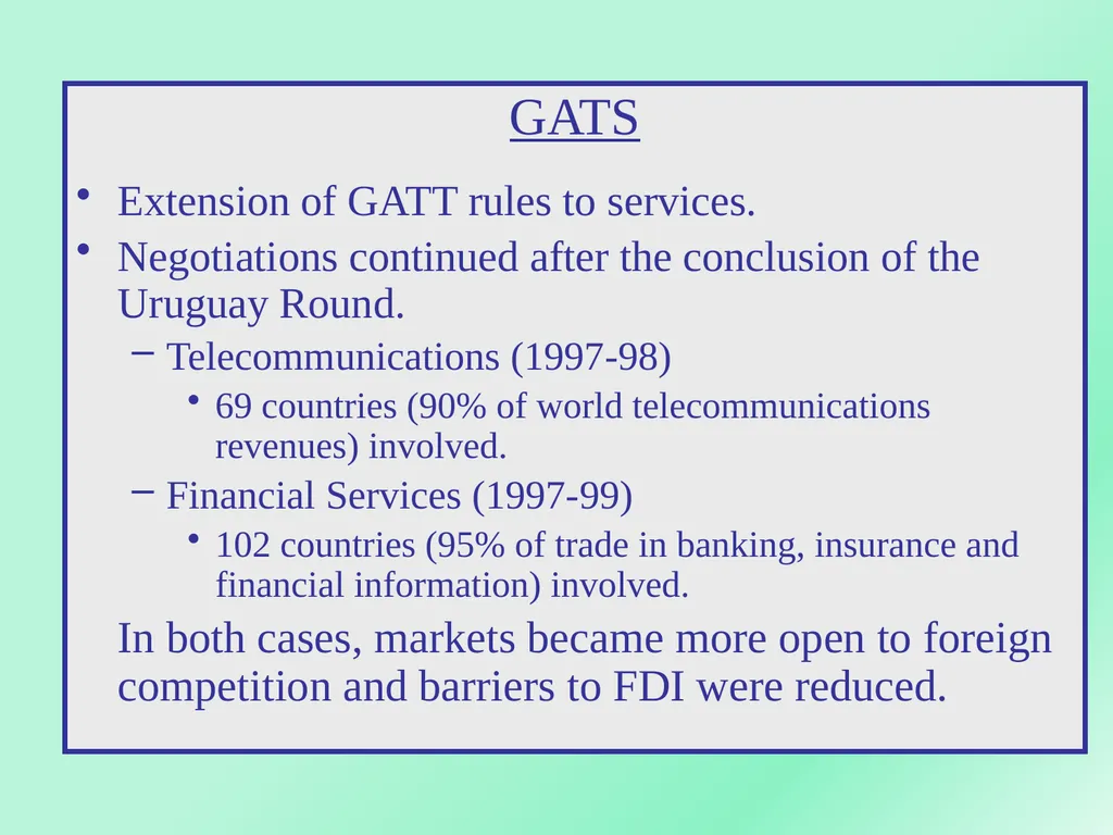 WORLD TRADE ORGANIZATION Dr.A.ANTONYRAJ Assistant - slide 9 of 51