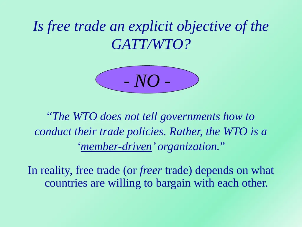 WORLD TRADE ORGANIZATION Dr.A.ANTONYRAJ Assistant - slide 12 of 51