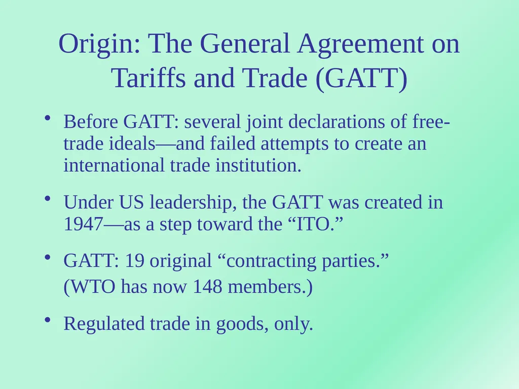 WORLD TRADE ORGANIZATION Dr.A.ANTONYRAJ Assistant - slide 3 of 51