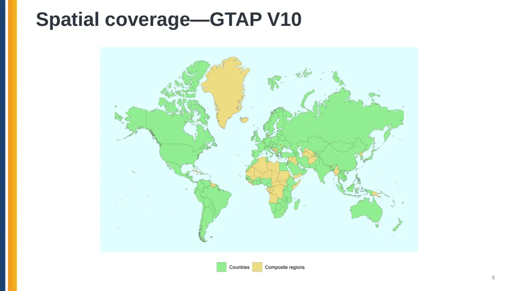 The Global Trade Analysis Project (GTAP): Data, - slide 8 of 22