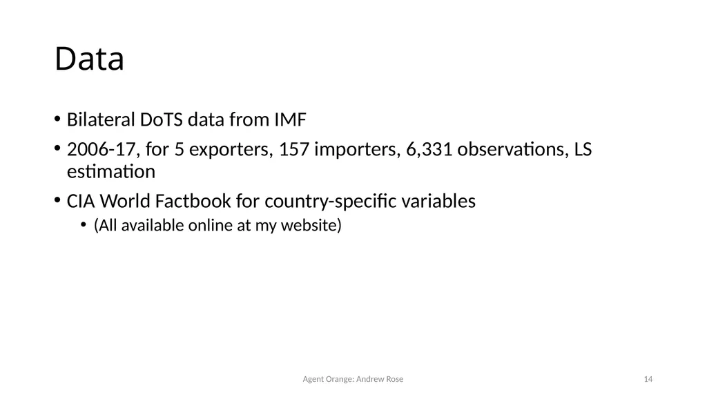 Agent Orange: Trump, Soft Power, and Exports - slide 14 of 51
