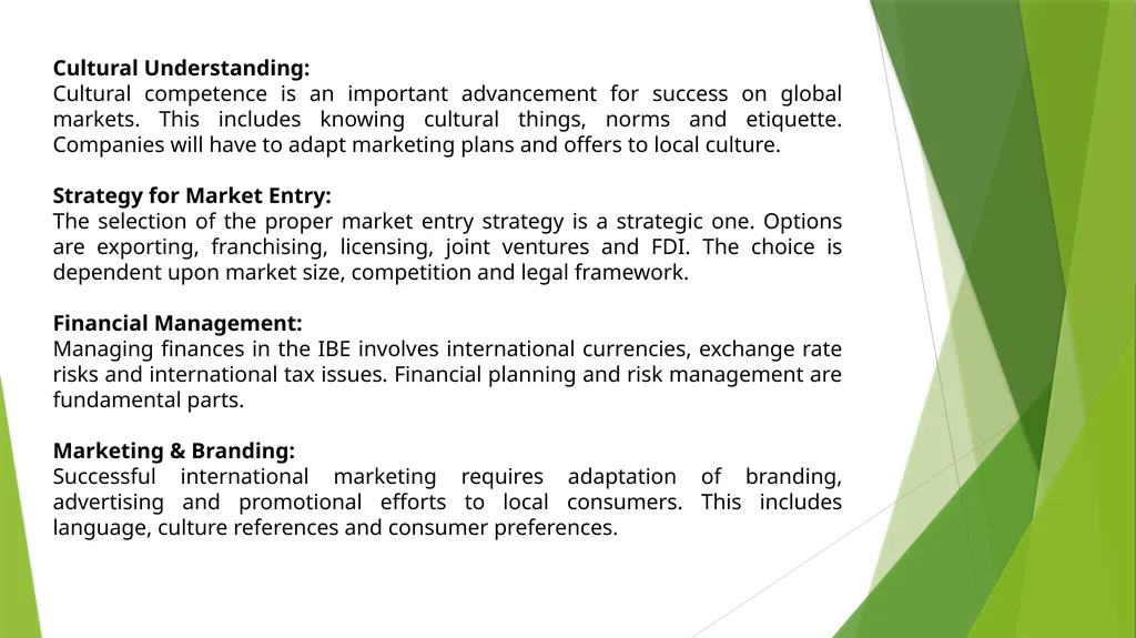 International Business Environment By - slide 6 of 8