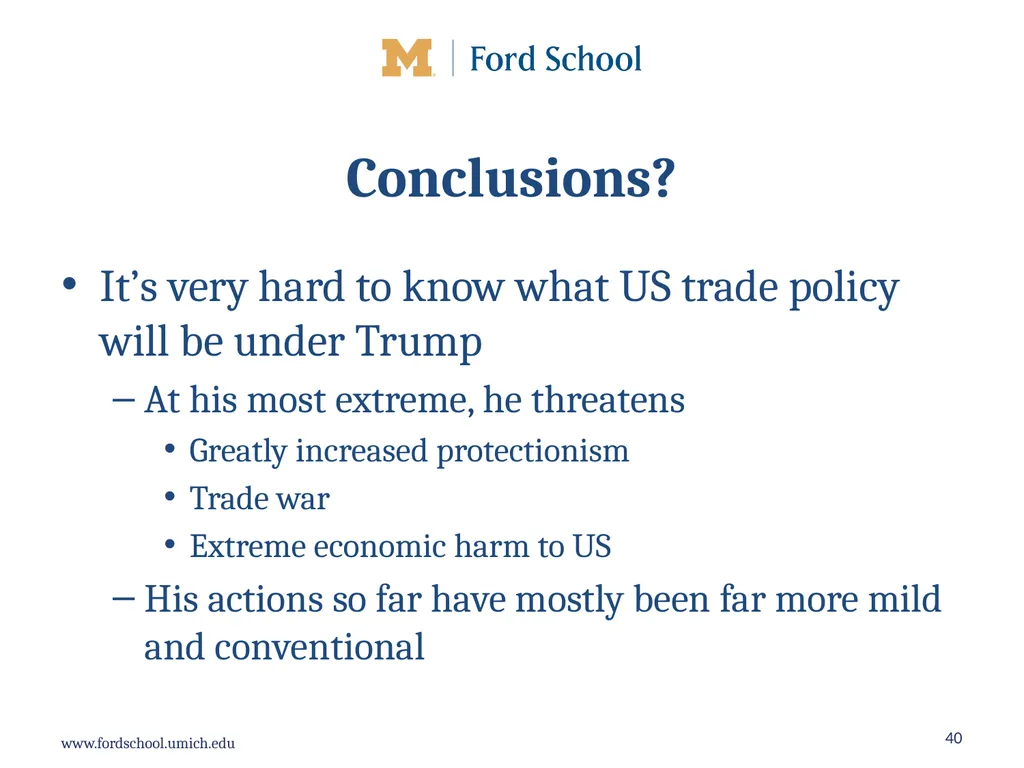 What should be the future direction of United - slide 40 of 40