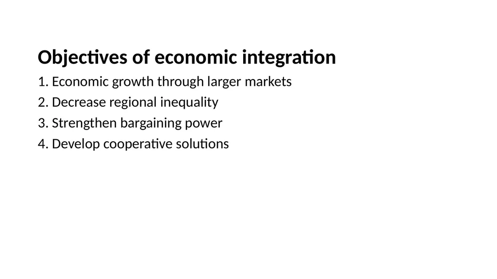 International Economic Integration The modern - slide 19 of 33