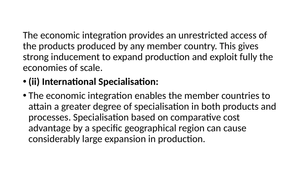International Economic Integration The modern - slide 4 of 33