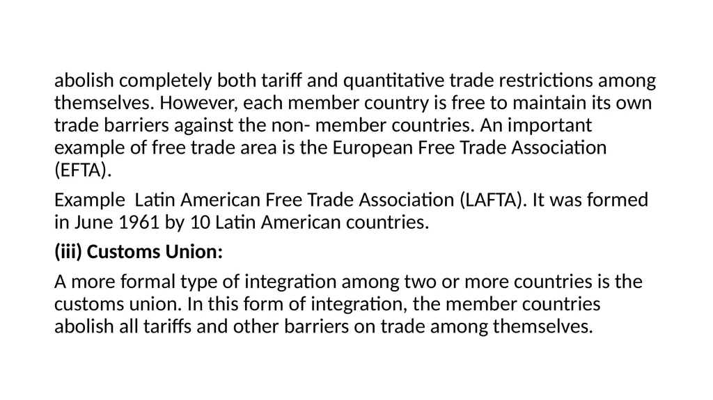 International Economic Integration The modern - slide 12 of 33