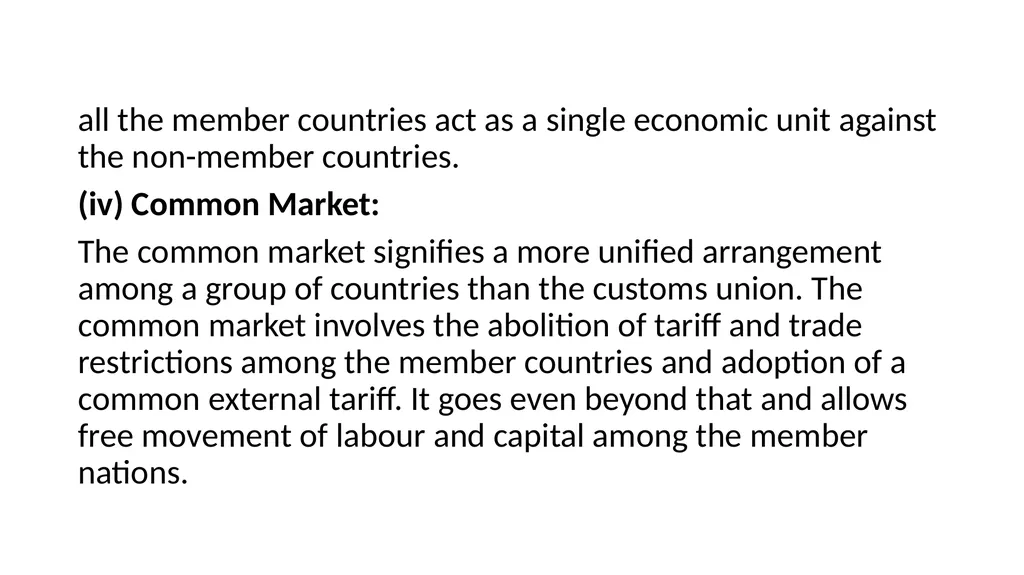 International Economic Integration The modern - slide 14 of 33