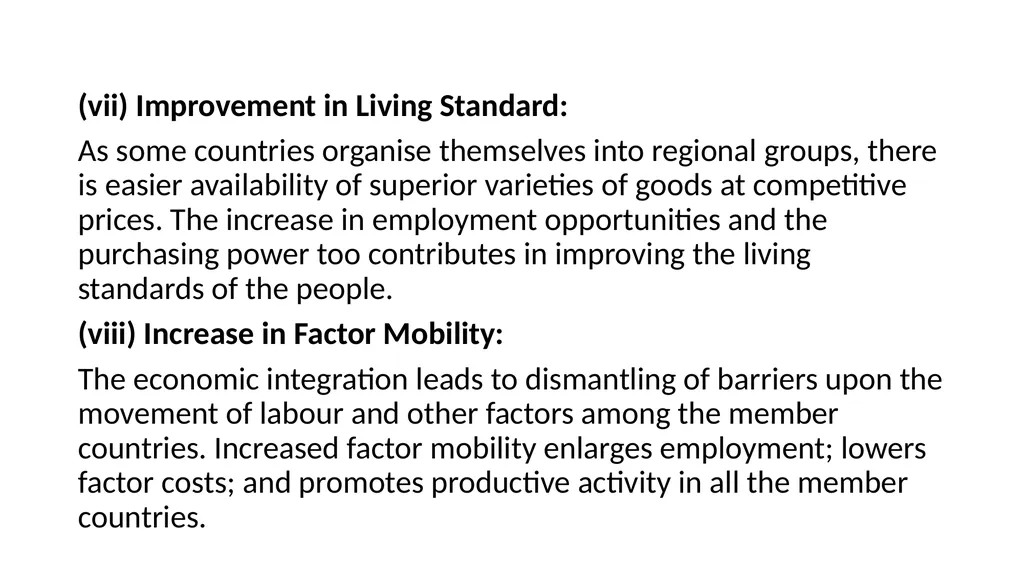 International Economic Integration The modern - slide 7 of 33