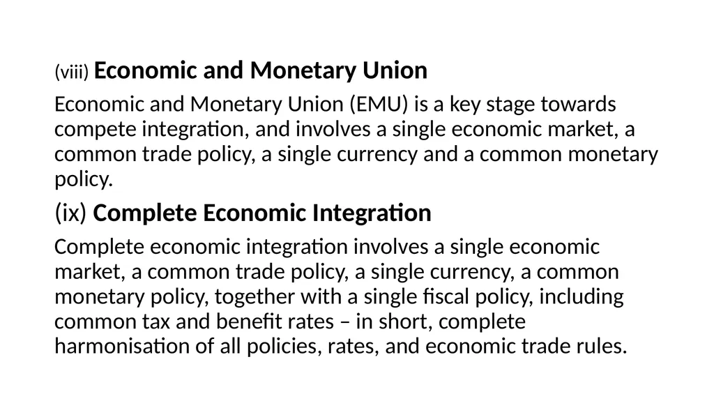 International Economic Integration The modern - slide 18 of 33