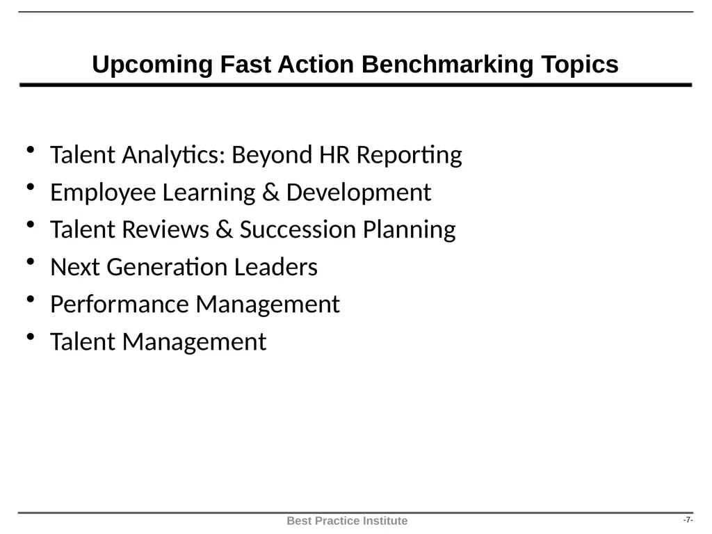 Benchmark-It Webinar: Talent Mobility Best - slide 11 of 15
