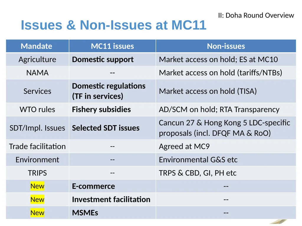 Multilateral Trade Negotiations After MC11 4 May - slide 10 of 22