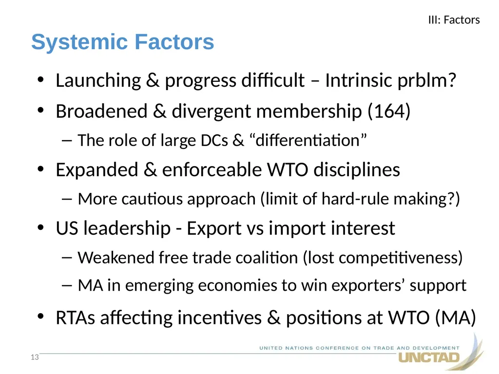 Multilateral Trade Negotiations After MC11 4 May - slide 13 of 22