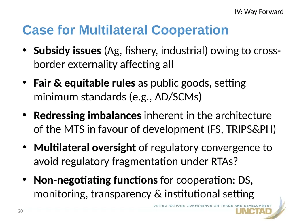 Multilateral Trade Negotiations After MC11 4 May - slide 20 of 22