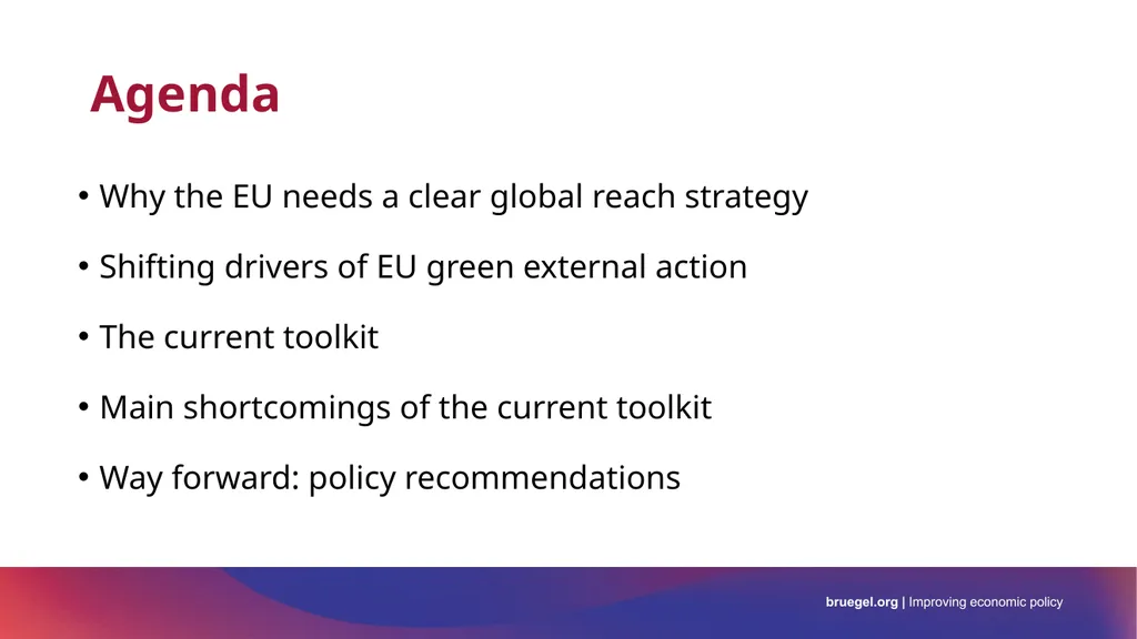 Re-energising Europe’s global green reach Bruegel - slide 2 of 12