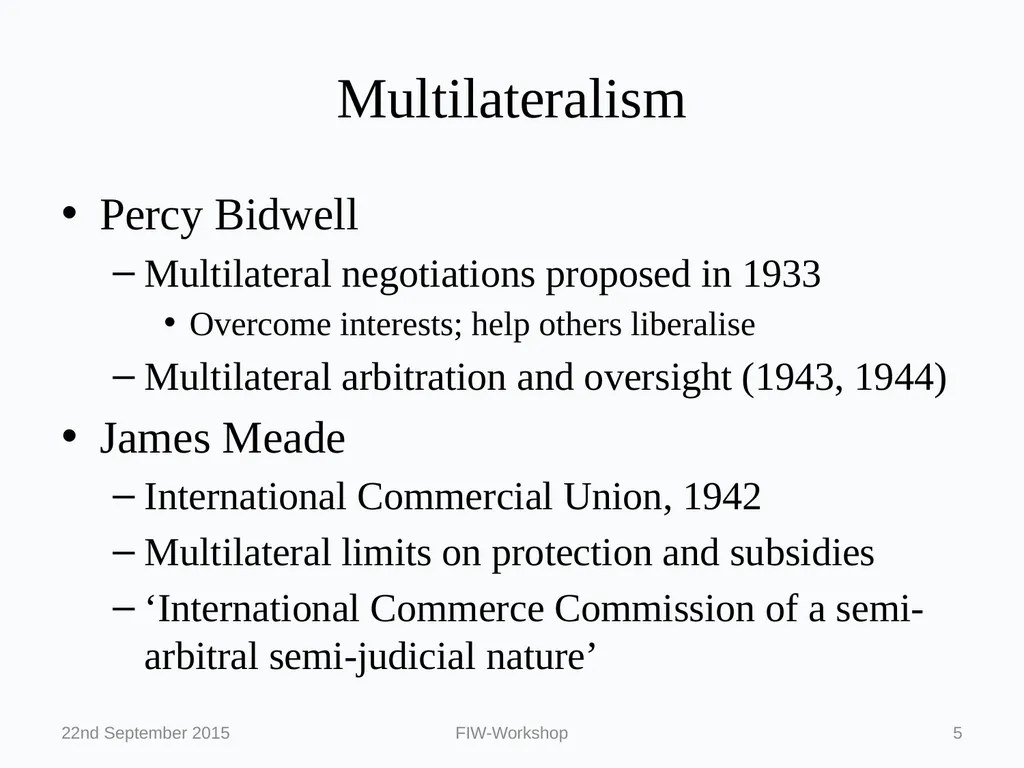 Regionalism and the WTO: Political Economy on a - slide 5 of 24