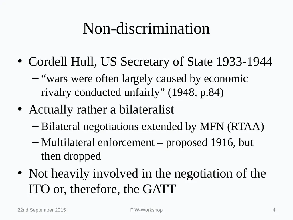 Regionalism and the WTO: Political Economy on a - slide 4 of 24