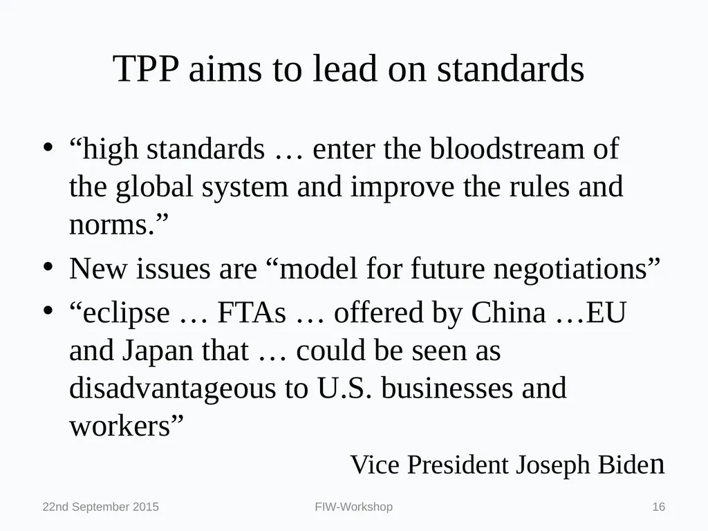 Regionalism and the WTO: Political Economy on a - slide 16 of 24