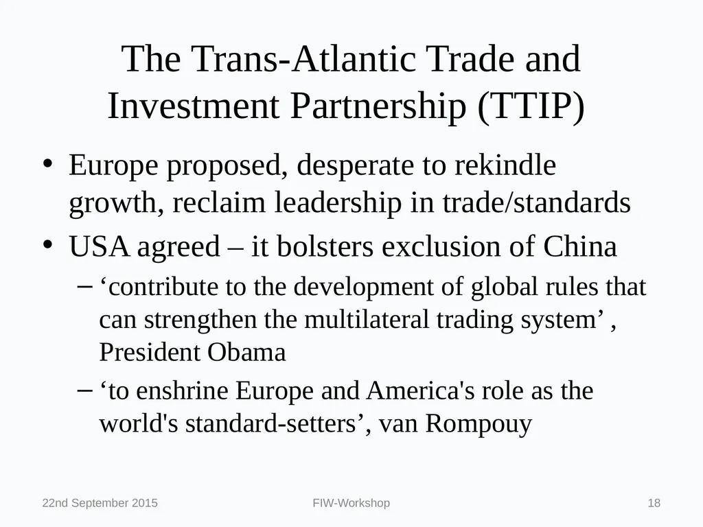 Regionalism and the WTO: Political Economy on a - slide 18 of 24