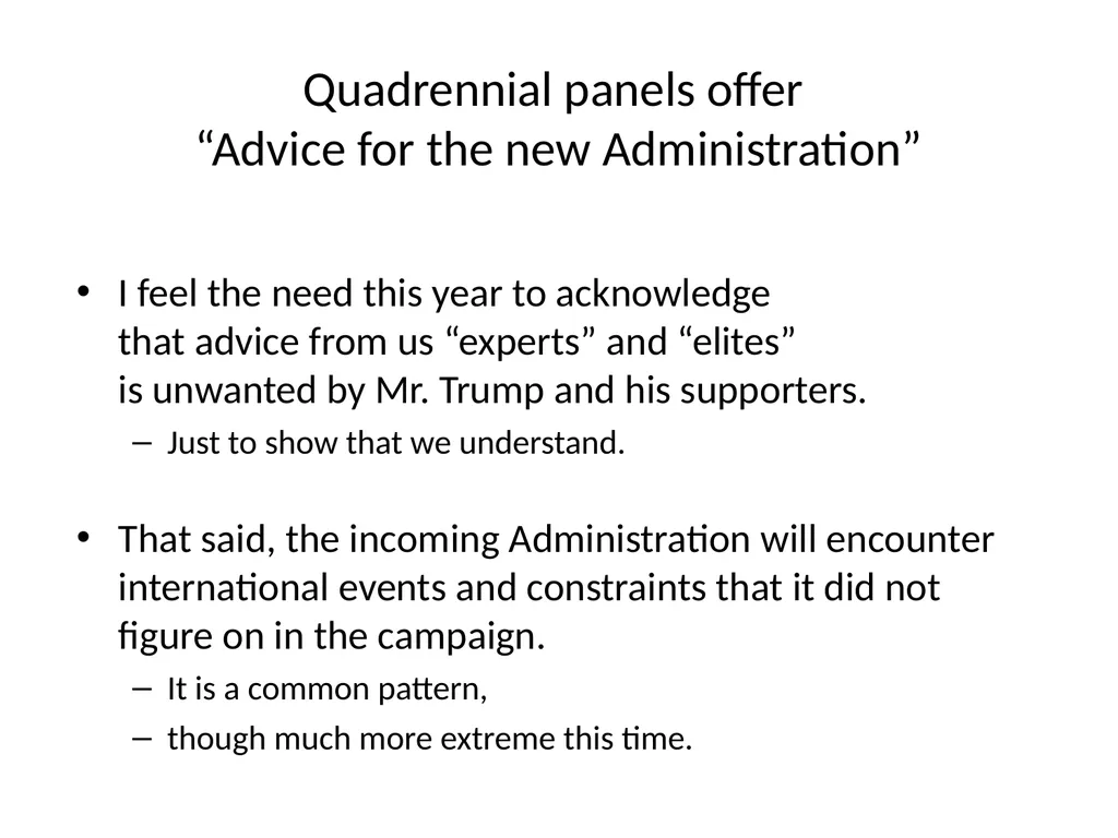 Global economic challenges for Donald Trump - slide 2 of 12