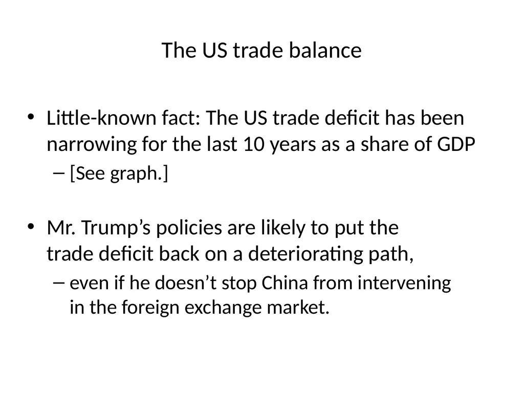 Global economic challenges for Donald Trump - slide 5 of 12