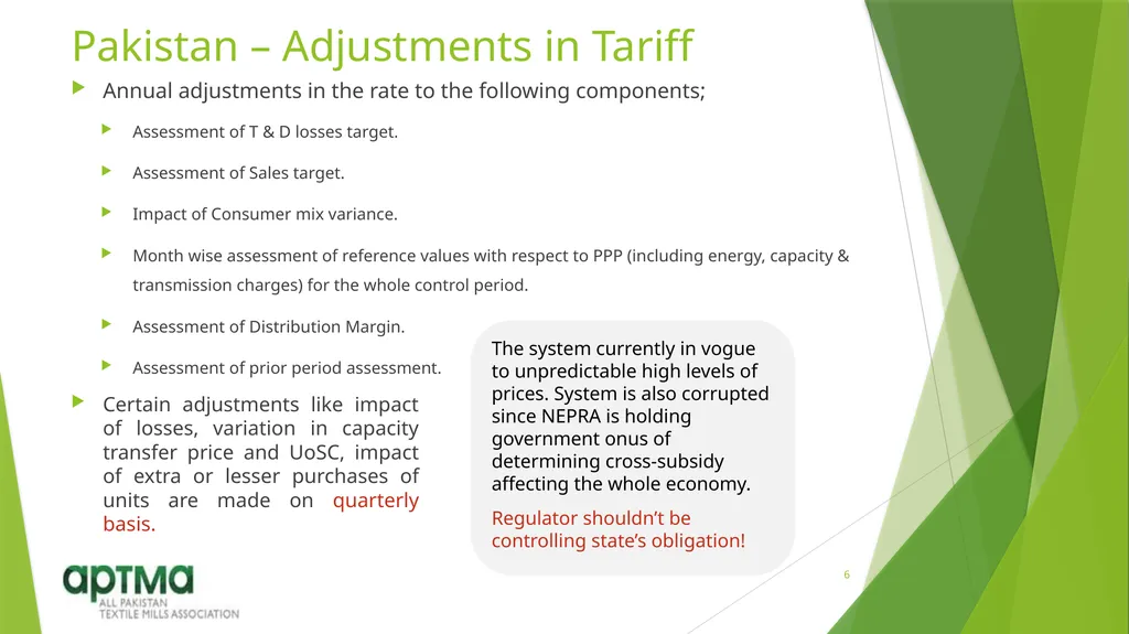 Electricity Pricing Mr. Shahid Sattar Executive - slide 6 of 16