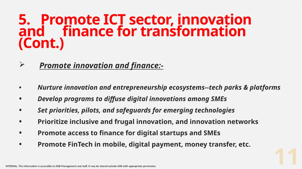 2nd CONSULTATION MEETING: CAREC DIGITAL STRATEGY - slide 11 of 17