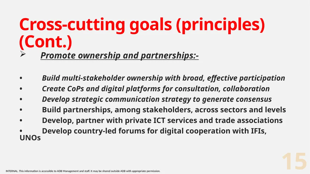 2nd CONSULTATION MEETING: CAREC DIGITAL STRATEGY - slide 15 of 17