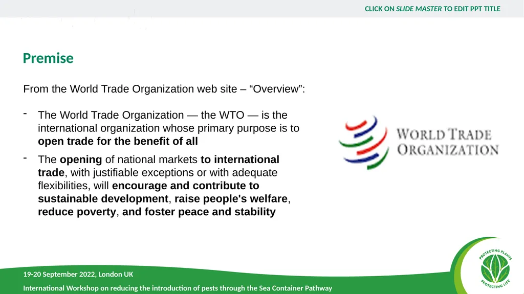 The Good Phytosanitary Practices Program - slide 2 of 12