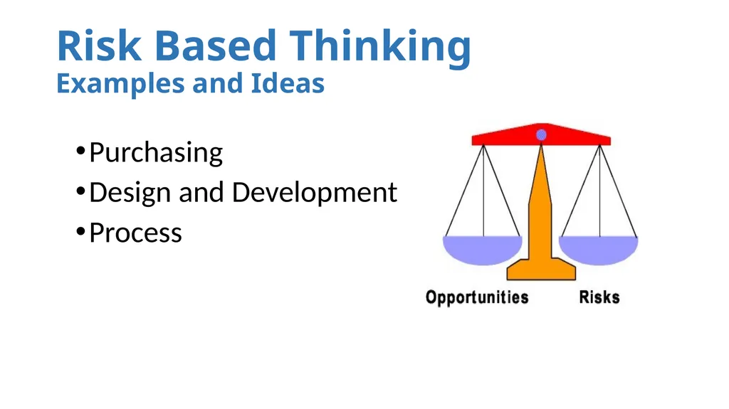 ISO-9001:2015 Where we have been and where we are - slide 11 of 25