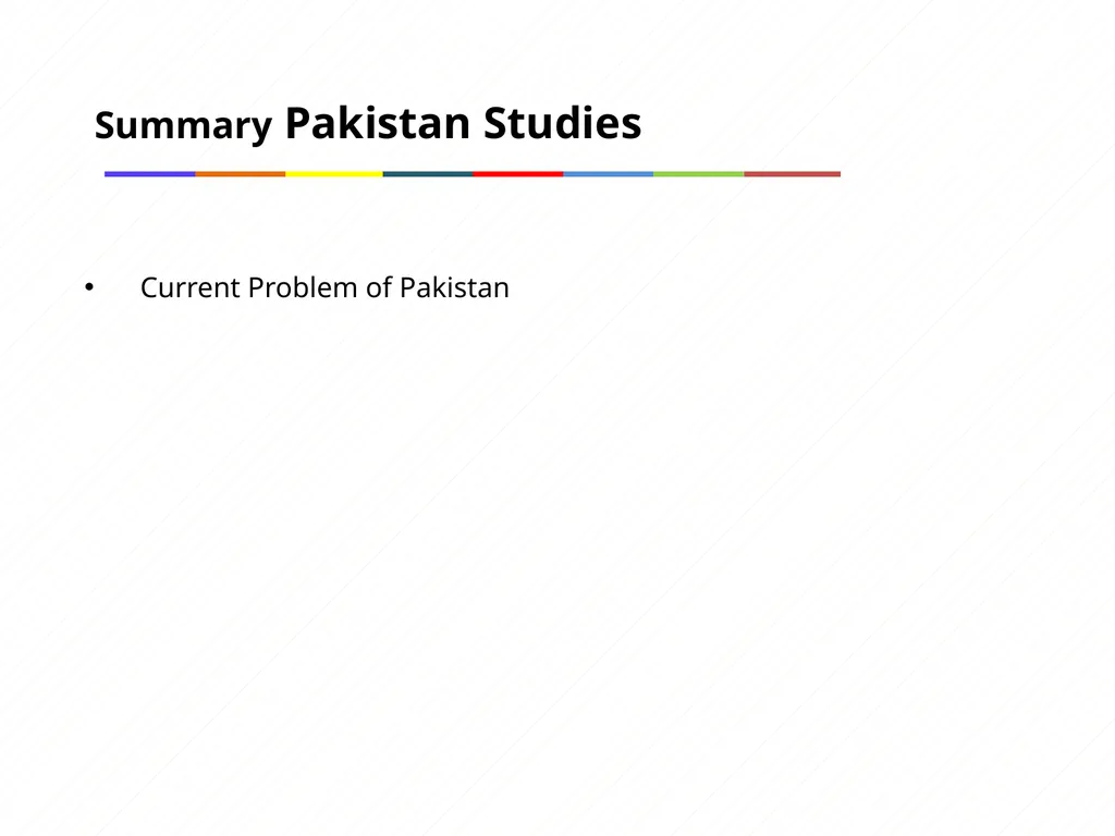 HUM111 Pakistan Studies 1 Lecture 32 HUM 111 - slide 7 of 7